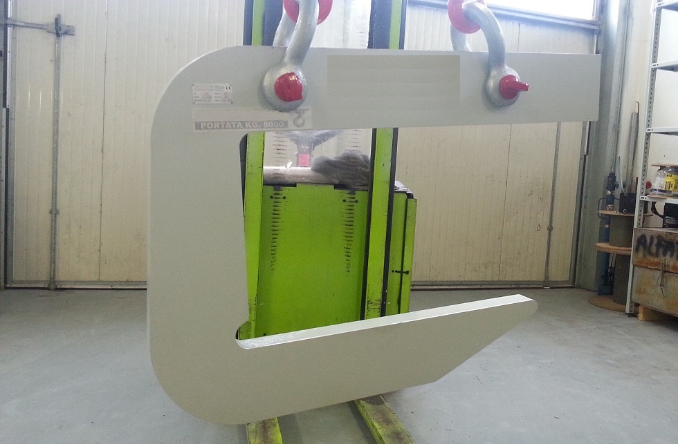 gancio a C per coils 8000 kg